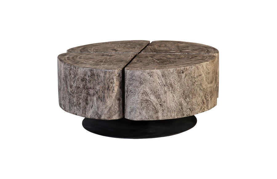 SwayLiving Clover Coffee Table, Gray Stone COFFEE TABLES