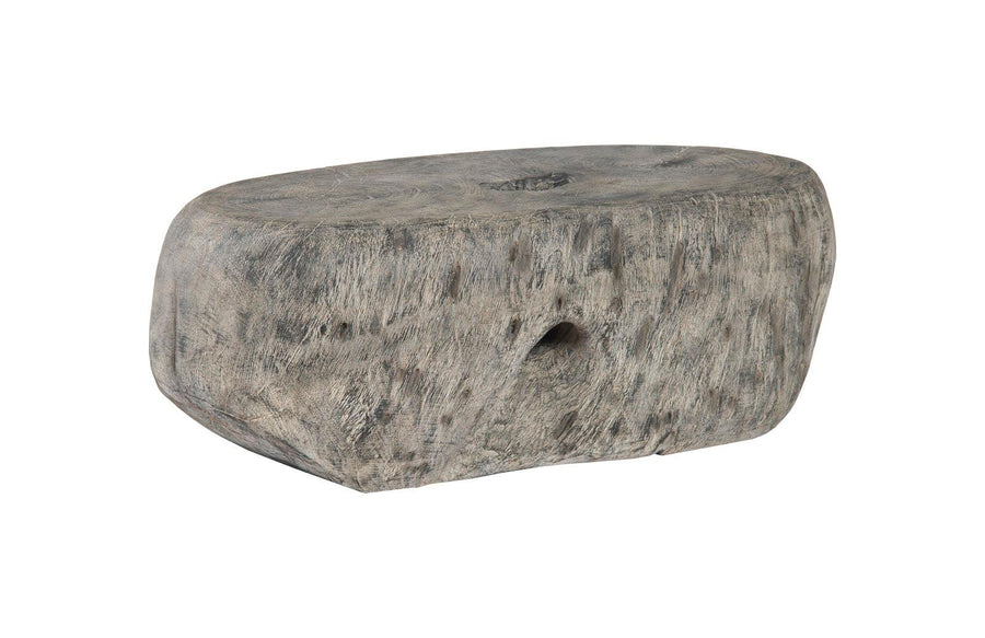 SwayLiving Cast Organic River Stone Coffee Table, Resin, Faux Gray Stone COFFEE TABLES