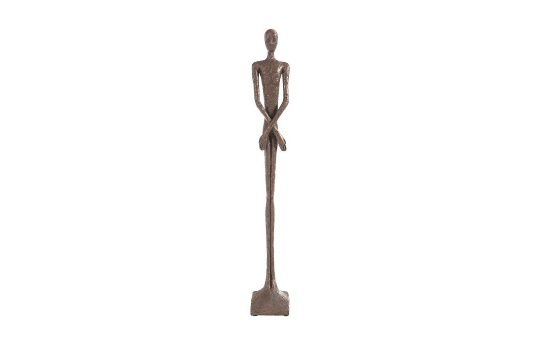 SwayLiving Lloyd Sculpture, Small, Resin, Bronze Finish DECORATIVE OBJECTS