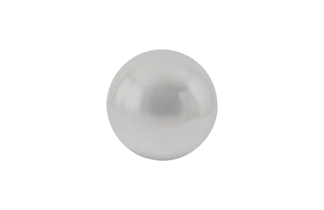 SwayLiving Floor Ball, Small, Silver Leaf DECORATIVE OBJECTS
