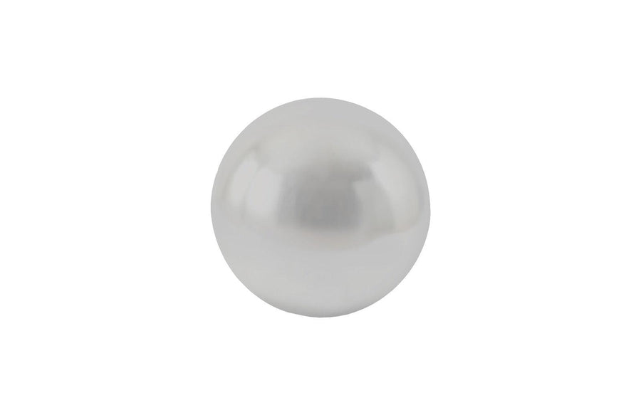 SwayLiving Floor Ball, Small, Silver Leaf DECORATIVE OBJECTS
