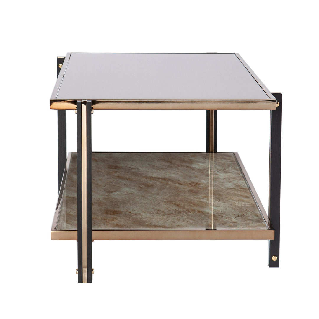 SwayLiving Thornsett Cocktail Table w/ Mirrored Top COFFEE TABLES