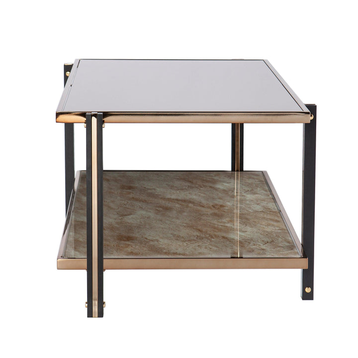 SwayLiving Thornsett Cocktail Table w/ Mirrored Top COFFEE TABLES