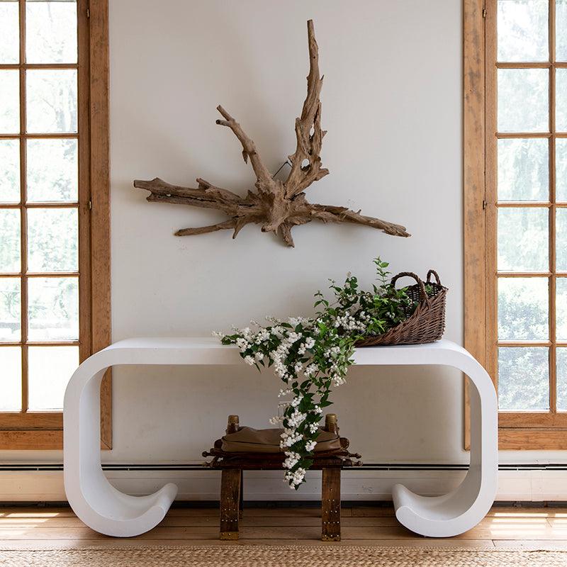 SwayLiving Scroll Console CONSOLE TABLES