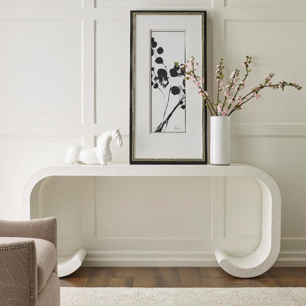 SwayLiving Scroll Console CONSOLE TABLES