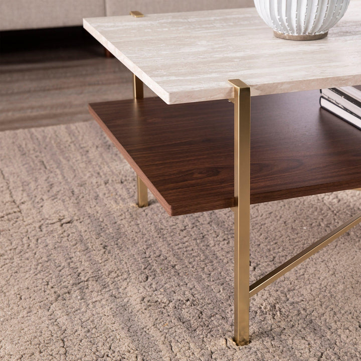 SwayLiving Ardmillan Rectangular Cocktail Table w/ Storage COFFEE TABLES
