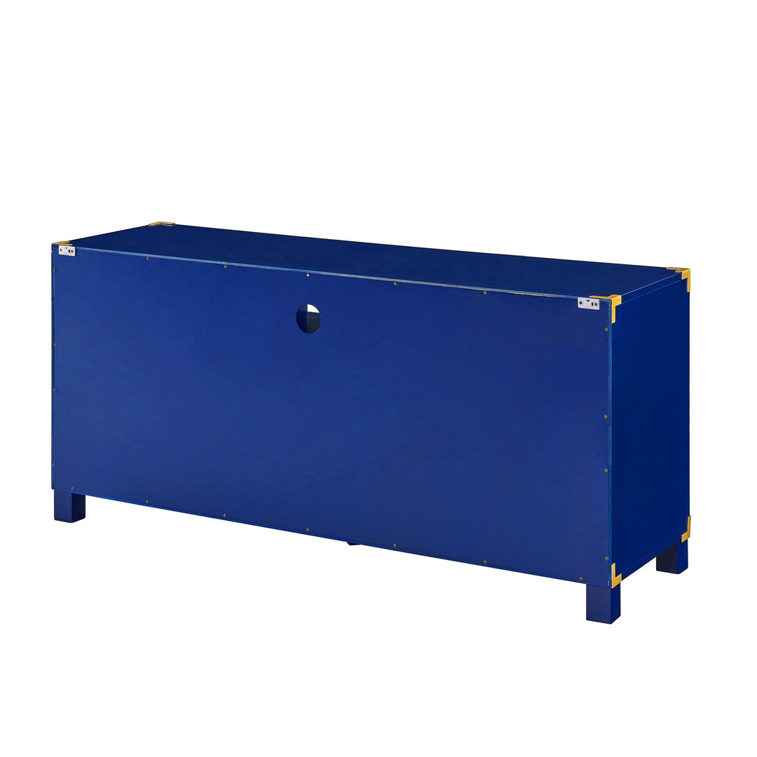 SwayLiving Campaign Entertainment Center Console - Navy CONSOLE TABLES
