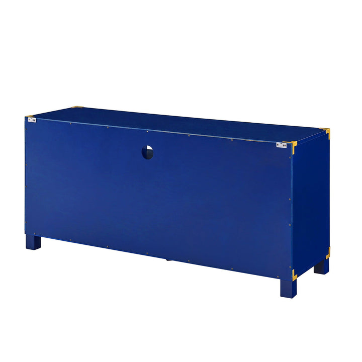 SwayLiving Campaign Entertainment Center Console - Navy CONSOLE TABLES
