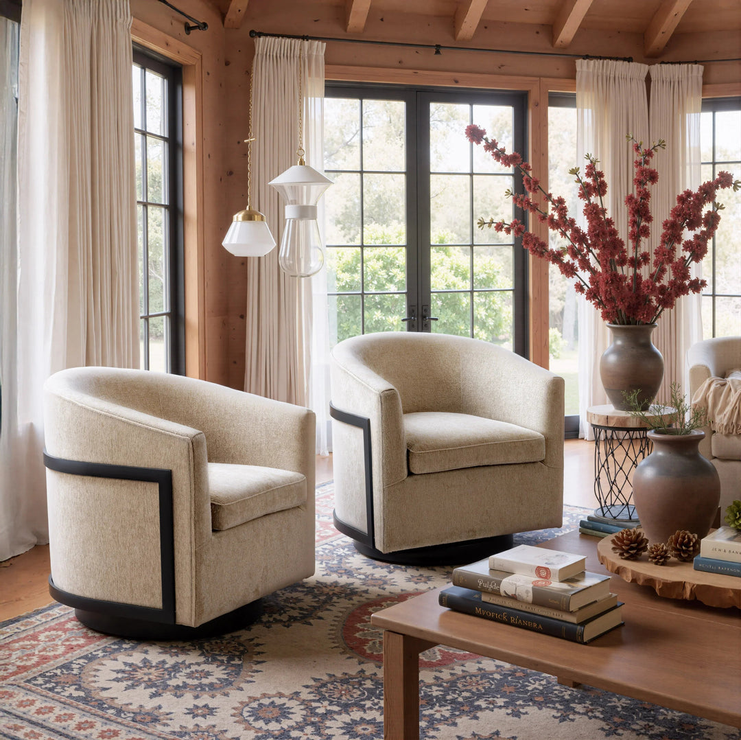 Hanko Swivel Chair Golden