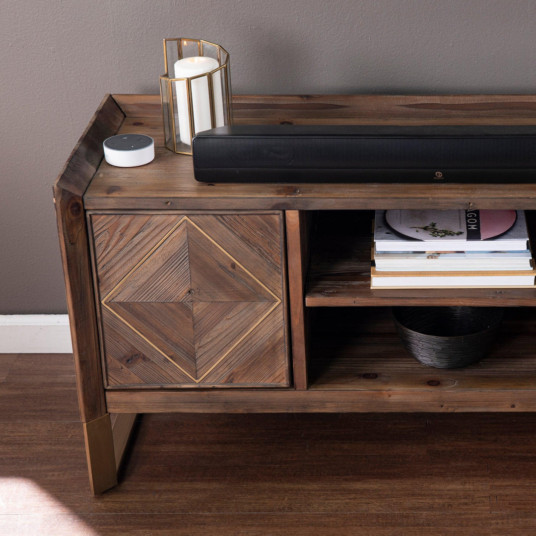 SwayLiving Astorland Reclaimed Wood Media Console MEDIA + TV STANDS