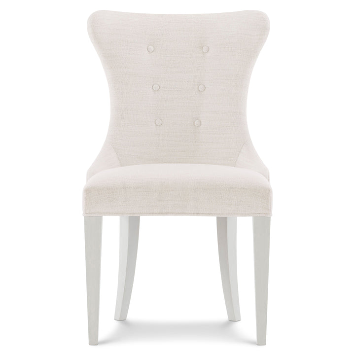 Silhouette Side Chair in Neutral Fabric