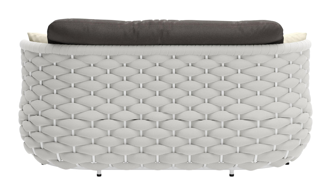 SwayLiving Coral Reef Loveseat Gray OUTDOOR SOFAS + SECTIONALS