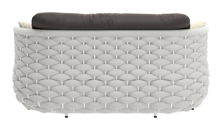 SwayLiving Coral Reef Loveseat Gray OUTDOOR SOFAS + SECTIONALS