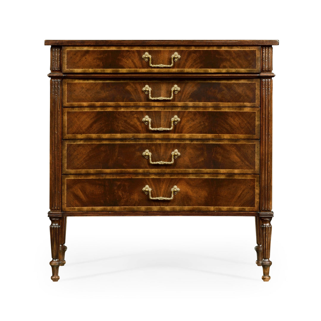 SwayLiving Buckingham Mahogany Chest of Drawers SIDEBOARDS + CREDENZAS