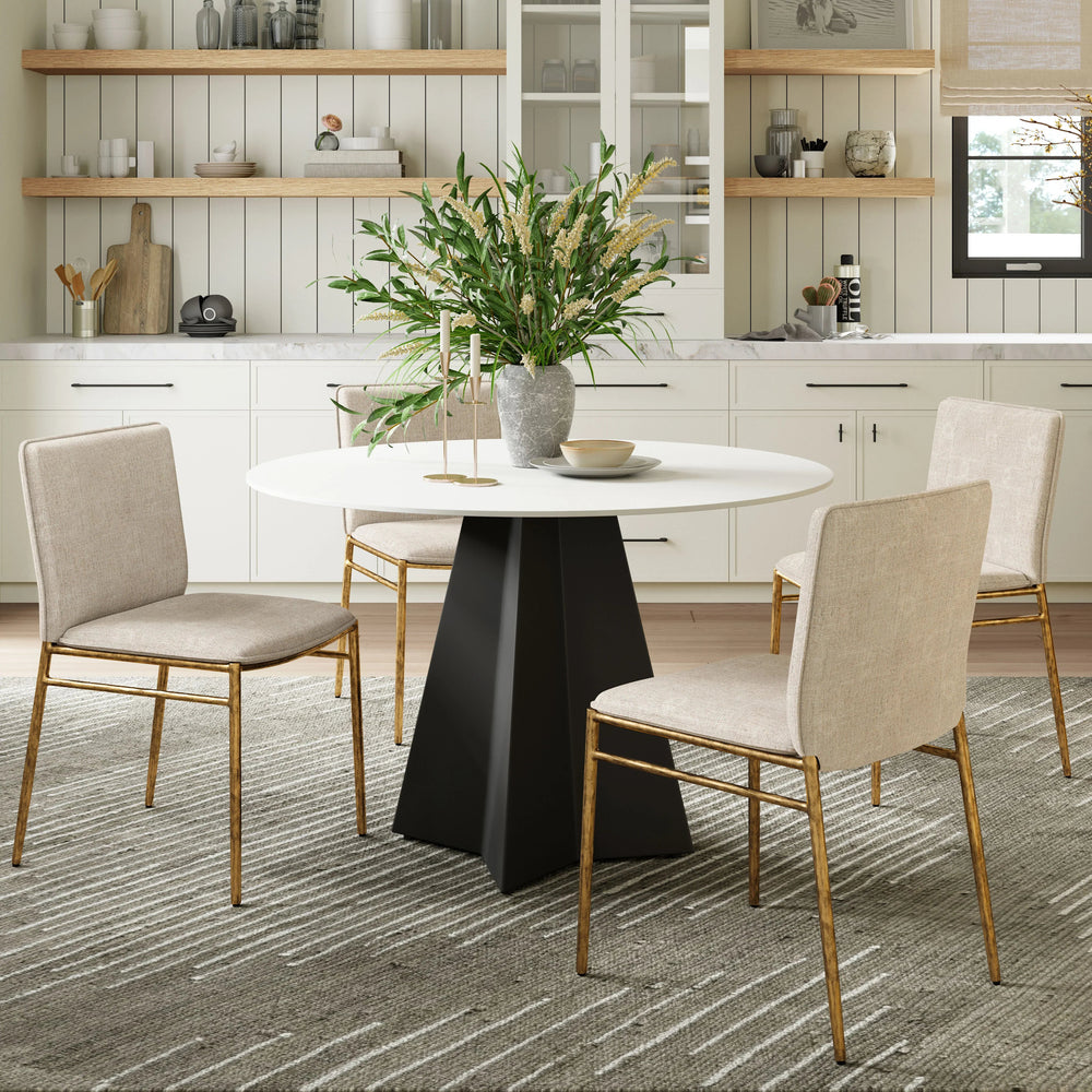 SwayLiving Izar Dining Table White DINING TABLES