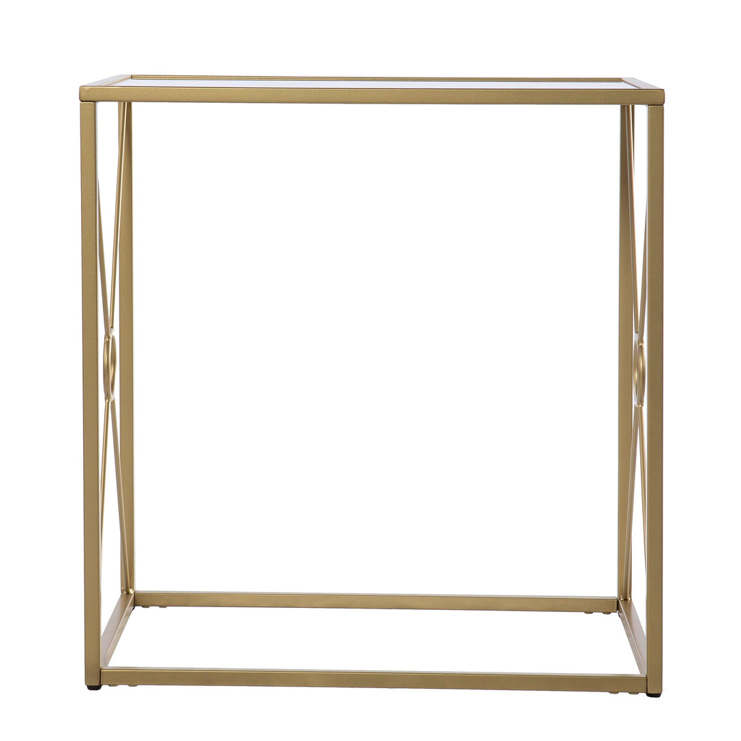 SwayLiving Larden Mirror-Top End Table ACCENT TABLES