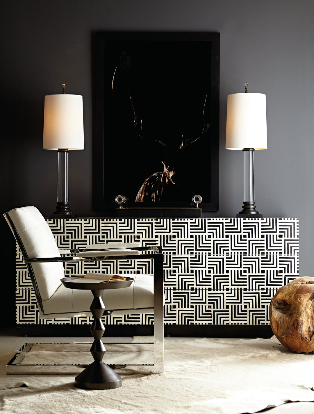 Mirabelle Round Chairside Table