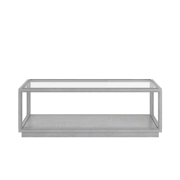 Glaze Rec Cktl Table-Vintage Blue