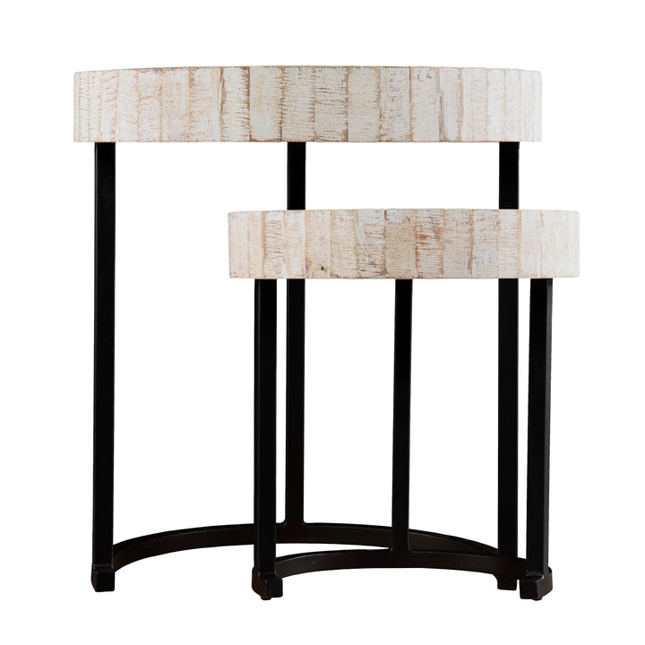 SwayLiving Kennerly Nesting Side Tables – 2pc Set ACCENT TABLES