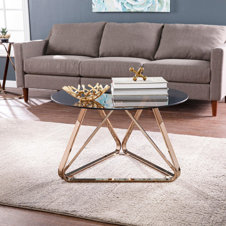 SwayLiving Stondon Round Cocktail Table COFFEE TABLES