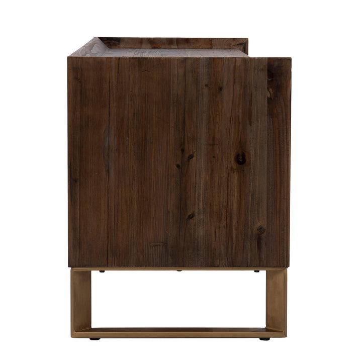 SwayLiving Astorland Reclaimed Wood Media Console MEDIA + TV STANDS