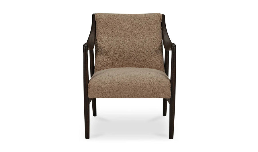 Yates Accent Chair Beige Faux Shearling - SwayLiving