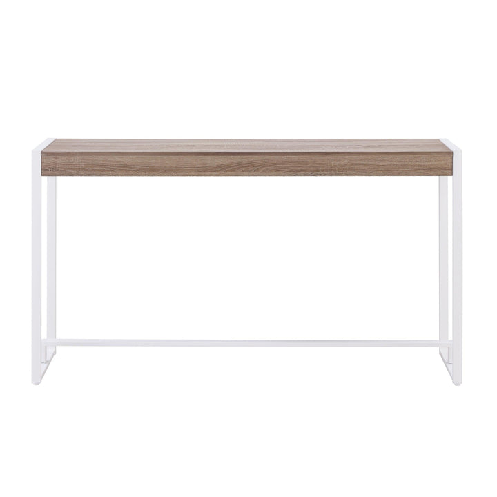 SwayLiving Holly & Martin Macen Console - Mocha Gray w/ White CONSOLE TABLES