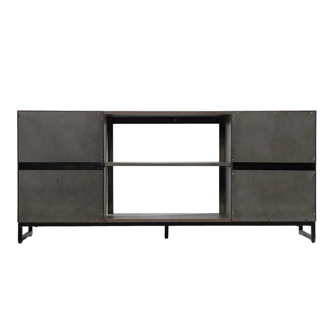 SwayLiving Akehurst TV Stand with Media Storage MEDIA + TV STANDS