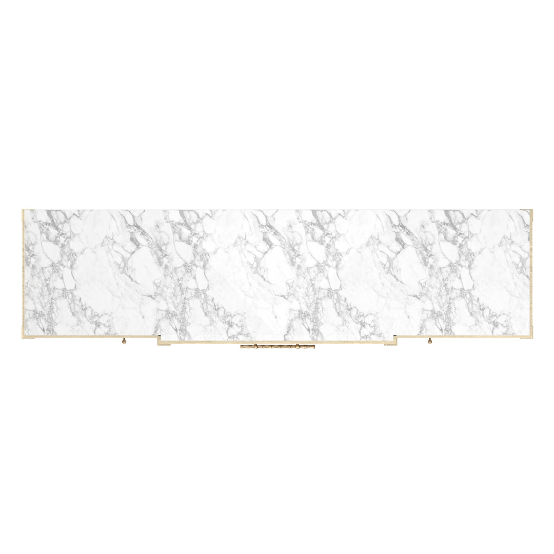Eave Credenza w/stone top