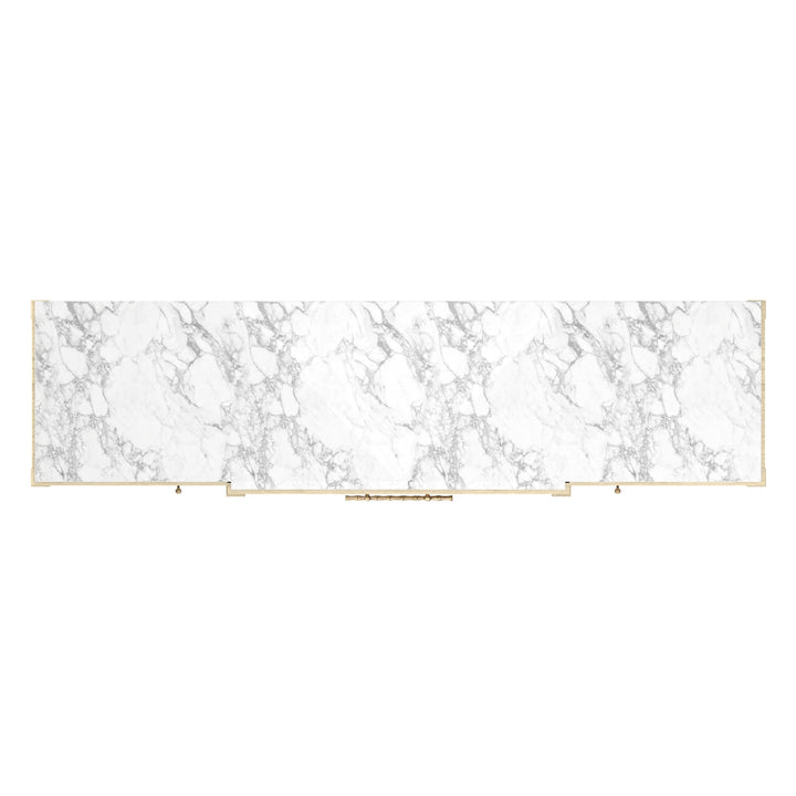 Eave Credenza w/stone top