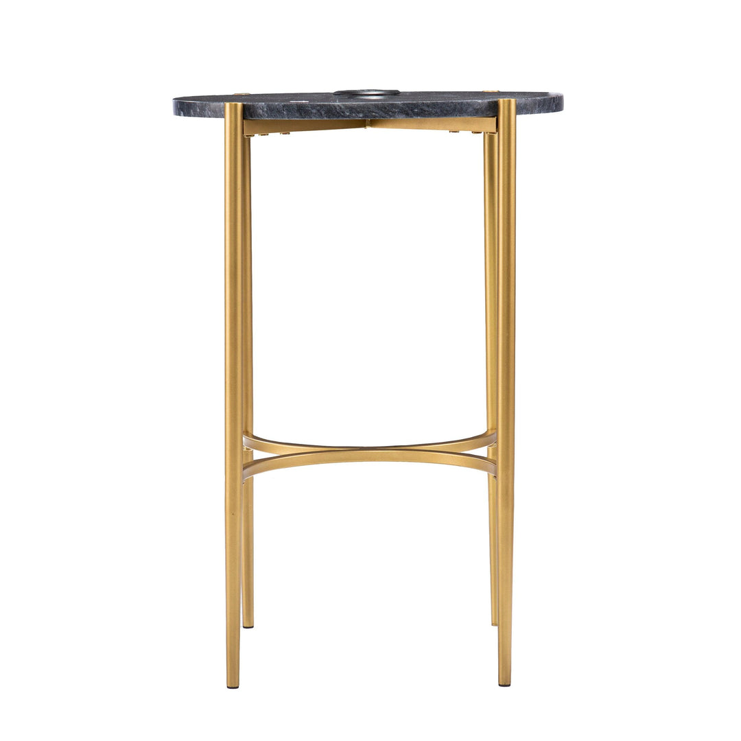 SwayLiving Clarvin Side Table w/ Wireless Charging Station ACCENT TABLES