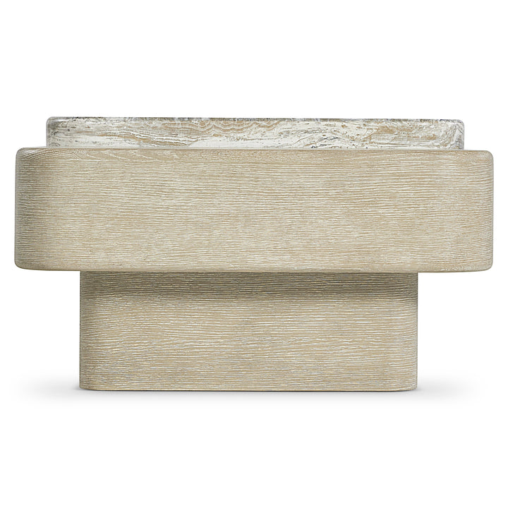 Arcadia Faux Stone Cocktail Table