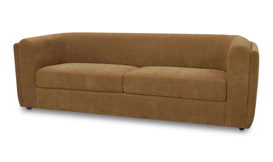 Alora Sofa Fabric Ochre Brown - SwayLiving