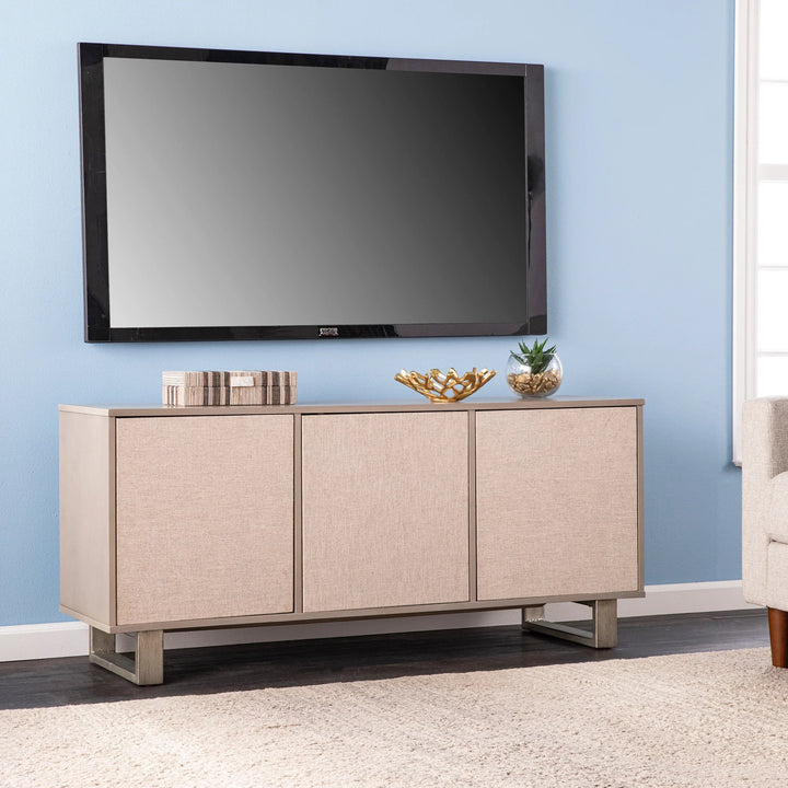 SwayLiving Abston 3-Door Media Console MEDIA + TV STANDS