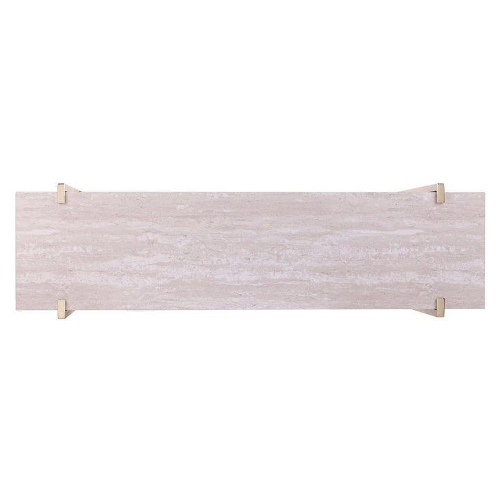 SwayLiving Ardmillan Faux Marble Console Table w/ Storage CONSOLE TABLES