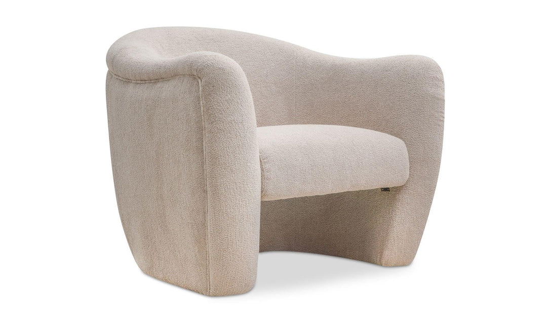 Domino Accent Chair Beige - SwayLiving