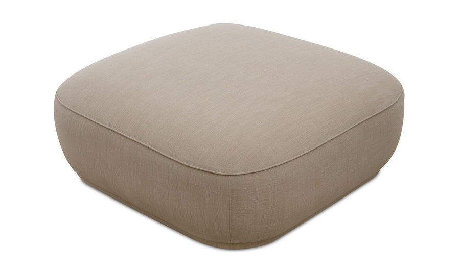 Marion Square Ottoman Beige - SwayLiving