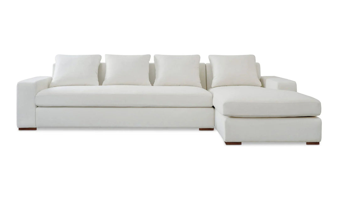 Thomas Right Sectional Ivory - SwayLiving