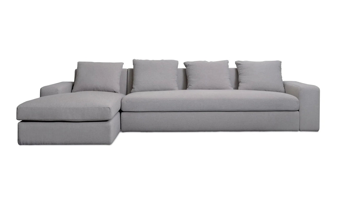 Thomas Left Sectional Grey - SwayLiving