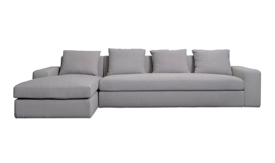 Thomas Left Sectional Grey - SwayLiving