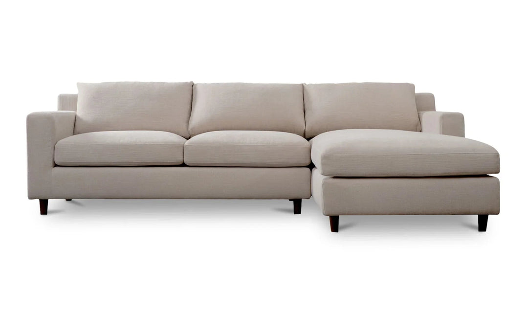 Hutton Right Sectional Beige - SwayLiving
