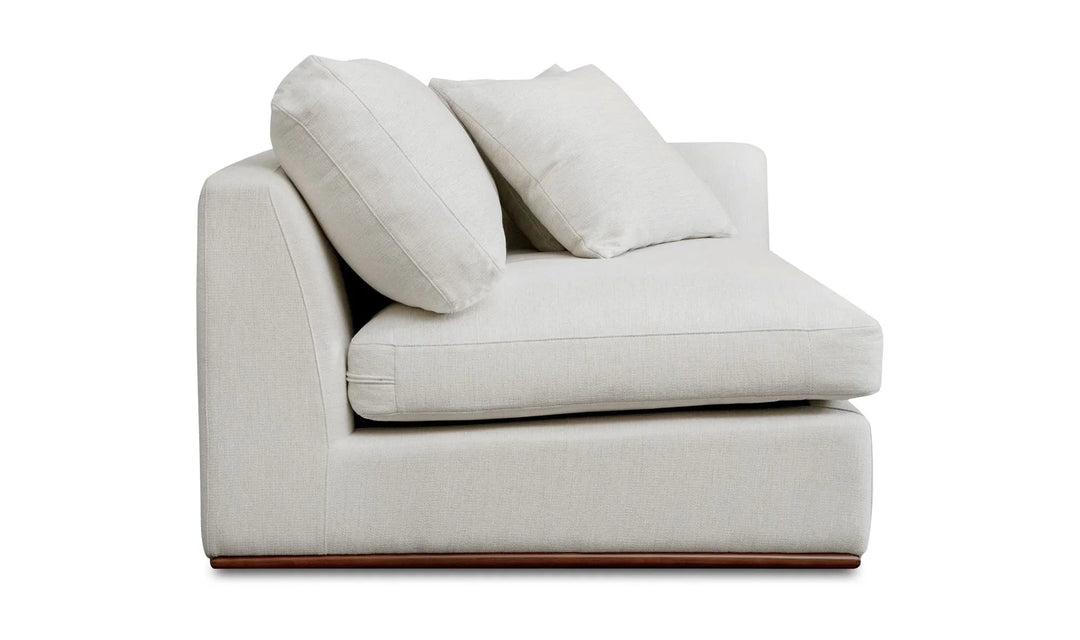 Rue Right Arm Facing Chair Off White - SwayLiving