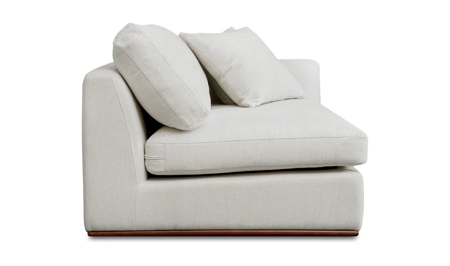 Rue Right Arm Facing Chair Off White - SwayLiving