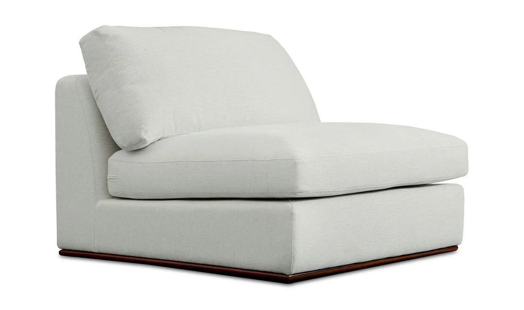Rue Slipper Chair Off White - SwayLiving