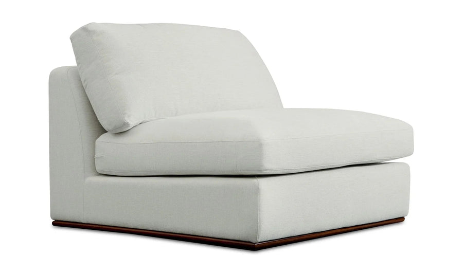 Rue Slipper Chair Off White - SwayLiving