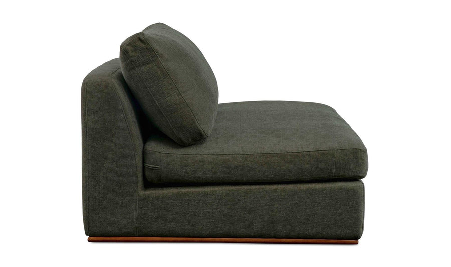 Rue Slipper Chair Deep Green - SwayLiving