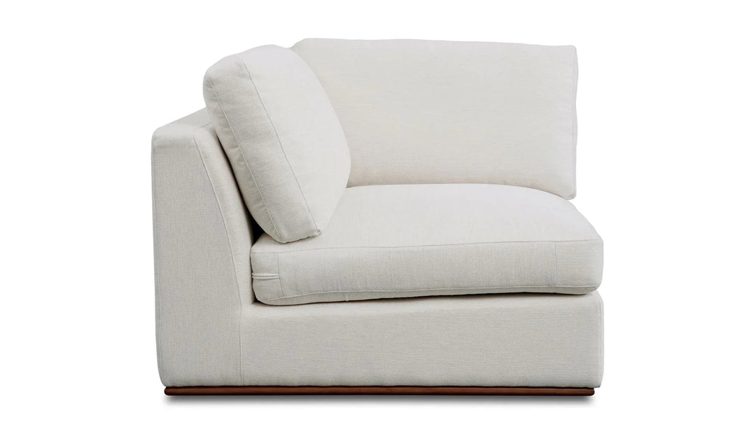 Rue Corner Chair Off White - SwayLiving