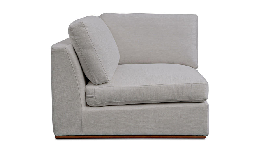 Rue Corner Chair Flecked Grey - SwayLiving