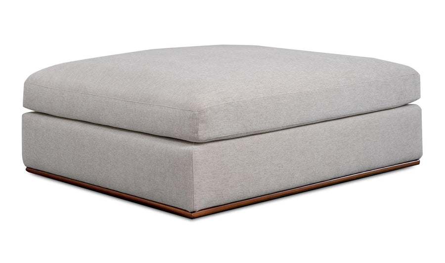 Rue Ottoman Flecked Grey - SwayLiving