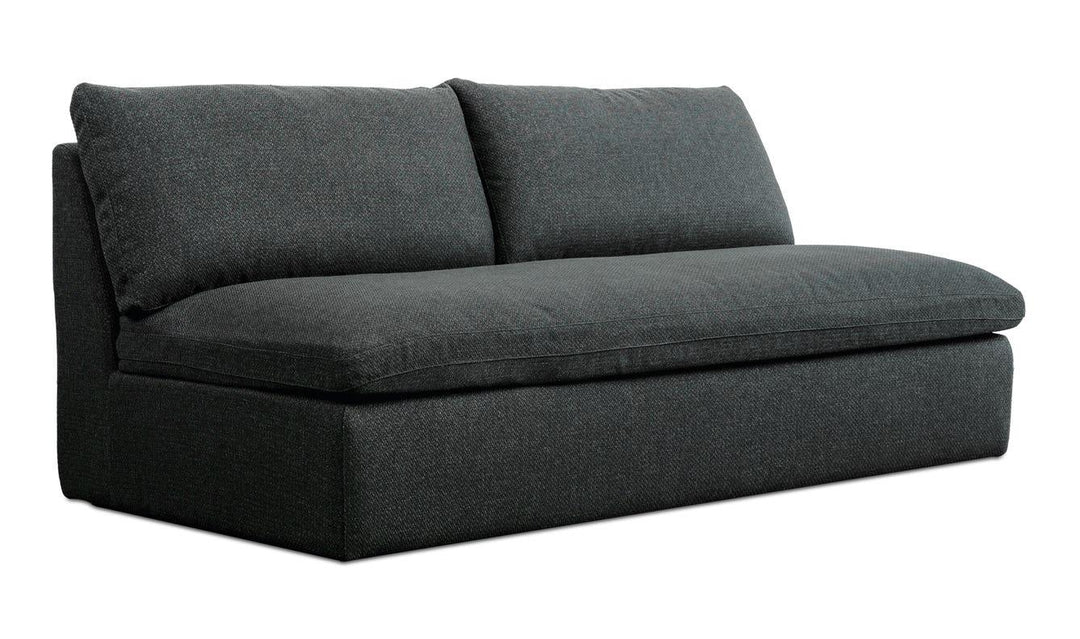 Miles Outdoor Sofa Speckled Charcoal - SwayLiving